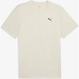 Puma Tad Ess Solid Cat Lc Erkek Krem Antrenman T-Shirt.87 - Bej