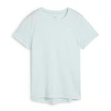 Puma Tad Essentials Crew Kadın Mavi Yuvarlak Yaka Tişört, L