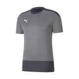 Puma Team Goal 23 Erkek Futbol Tişört Gri Renkli Konforlu Tasarım 65648213 Sezonluk Model