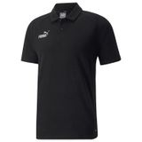Puma Teamfinal Casuals Polo Siyah Erkek Futbol Polo Tişörtü