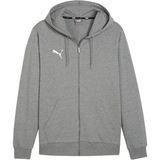 Puma Teamgoal Casuals Hooded Erkek Futbol Ceketi 65859533 Gri - 2XL