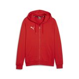 Puma teamGOAL Casuals Hooded Jack Erkek Eşofman Üstü PUMA Red-PUMA White S