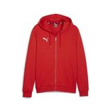 Puma teamGOAL Casuals Hooded Jack Erkek Eşofman Üstü PUMA Red-PUMA White XXL