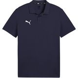 Puma Teamgoal Casuals Polo Erkek Futbol Antrenman Tişörtü Mavi Rahat Kesim Tasarım - 2XL