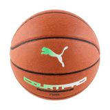 PUMA teamJAWS Court Pro Basketbol Topu, Leather Brown-Dark Shadow, 7