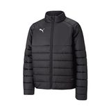 Puma Teamliga Padded Jacket Zip Erkek Futbol Kamp Montu M Kesim Kalıbı Siyah