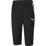 Puma Teamliga Training 3/4 Pants Erkek Futbol Antrenman Kapri 65727103 Siyah - Yanık Siyah - Siyah - 3XL