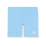 PUMA teamRISE Short 70494218 Erkek Futbol Şort Team Light Blue - Puma White S