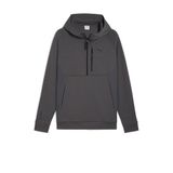 Puma Tech Half Zip Hoodie Erkek Gri Sweatshirt - 688044-44