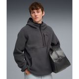 Puma Tech Half Zip Hoodie Erkek Gri Sweatshirt - 688224-44