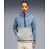 Puma Tech Half Zip Hoodie Erkek Mavi Sweatshirt - 688044-34