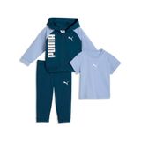 PUMA Tee, Hooded FZ and Pants Set Eşofman Takımı Unisex Bebek