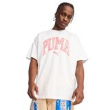 Puma The First Buckets Erkek Beyaz Basketbol T-Shirt 63066601 Beyaz M