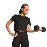 Puma Train All Day Essentials Baby Crop Siyah Kadın T-Shirt
