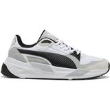 Puma Trinity 2 Beyaz Erkek Sneaker Nefes Alabilir Yapı ve Kauçuk Taban ile Konforlu Tasarım - Beyaz - Bej - Siyah
