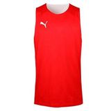 Puma Turkey Practice Jersey Türkiye Futbol Çift Taraflı Basketbol Tişörtü 60547103 Kırmızı L