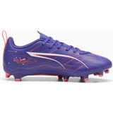 Puma Ultra 5 Play FG/AG Jr Mavi Çocuk Krampon Erkek Çocuklar İçin Yüksek Performanslı - Çok Renkli
