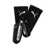 PUMA ULTRA LIGHT Sleeve Futbol Tekmeliği, PUMA Black-PUMA Silver, XL