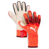 PUMA Üniseks Future Ultimate kaleci eldiveni, yetişkinler için, kırmızı/siyah 10