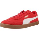 PUMA Üniseks PUMA Club II Era süet spor ayakkabı, Tüm zamanlar için kırmızı altın beyaz Puma, 42 EU