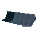 PUMA Üniseks spor ayakkabı çorabı (3'lü paket), denim mavi, 39-42