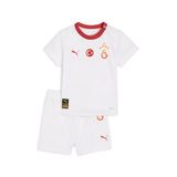 PUMA Unisex Bebek GSK Away Babykit w/o S w/o S Eşofman Takımı PUMA White-Intense Orange 6-9 AY