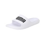 PUMA Unisex Divecat V2 Lite Slide sandalet, Puma Beyaz Puma Siyah, 40.5 EU