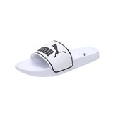 PUMA Unisex Leadcat 2.0 Slide sandalet, Puma Beyaz Puma Siyah, 35.5 EU