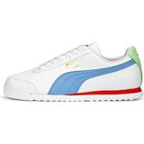 Puma Unisex Roma Basic Spor Ayakkabı Beyaz Mavi Yeşil 369571 - Beyaz - Mavi - Yeşil
