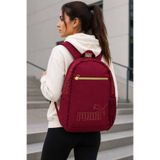 Puma Unisex Sırt Çantası Bordo Günlük Okul Spor Seyahat Laptop Bölmeli Çok Amaçlı Backpack