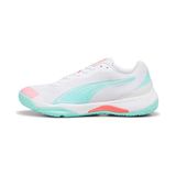 PUMA Unisex Solarstrike Iii W+ salon spor ayakkabısı, Puma Beyaz Elektrikli Nane, 38.5 EU