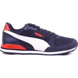 Puma Unisex St Runner V3 Mesh Spor Ayakkabı Lacivert Kırmızı 384640 - Lacivert - Kırmızı