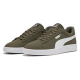 PUMA Unisex Yetişkin Puma Smash 3.0 Buck Spor Ayakkabı Loden Green-PUMA White 41