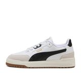 PUMA Unisex Yetişkin Shuffle Downtown OG Spor Ayakkabı PUMA White-Black-Vapor Gray 37