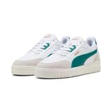 PUMA Unisex Yetişkin Shuffle Downtown OG Spor Ayakkabı PUMA White-Green-Vapor Gray 42