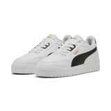 PUMA Unisex Yetişkin Shuffle Downtown Spor Ayakkabı PUMA White-PUMA Black-Gold 38