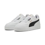 PUMA Unisex Yetişkin Shuffle Downtown Spor Ayakkabı PUMA White-PUMA Black-Gold 46