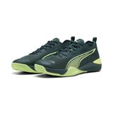 PUMA Unisex's Eliminate Nitro 4 İç Mekan Kortu Ayakkabısı, Yeşil Arazi Gazlı Işık, 44 EU