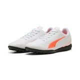 PUMA Vitoria Ii Tt erkek futbol ayakkabısı, Puma Beyaz Parlak Kırmızı, 42.5 EU