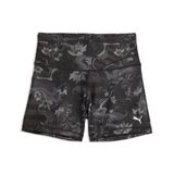 PUMA W P LEAGUE SHORT TIGHT 4" Kadın Şort PUMA Black-Flat Medium Gray L