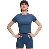 Puma W Puma Shape Baby Tee Kadın Mavi Koşu Tişört - Lacivert - XS