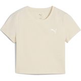 Puma WARDROBE ESS Baby Tee Kadın T-shirt - Bej
