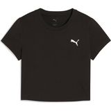 Puma WARDROBE ESS Baby Tee Kadın T-shirt - Siyah - XS