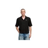 Puma Wardrobe Essentials Erkek Siyah Günlük Stil Gömlek 63436301