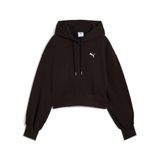 Puma WARDROBE ESSENTIALS Geniş Kesim Kısa Kapüşonlu Sweatshirt, M, TYCD233791E91D8E991C99407, PUMA Black, kadın