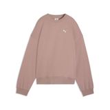 Puma Wardrobe Essentials Kadın Geniş Kesim Sweatshirt, Sandstone, S Beden