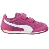 Puma Whirlwind Mesh V 357231 06 Kız Çocuk Spor Ayakkabı Pembe Beyaz