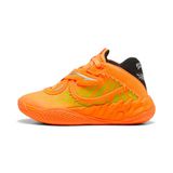 Puma x FAST & FURIOUS MB.05 LA Genç Basketbol Ayakkabısı, 36, 312802, Heat Fire-Lux Lime, Üniseks-Çocuklar
