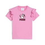 Puma X Hk&Fr Ruffle Kız Çocuk Tişört, 5-6 Yaş, 57-632386-6, Pembe, Kız çocuk