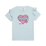 Puma X Hk&Fr Ruffle Kız Çocuk Tişört, 6-7 Yaş, 57-632386-6, Mavi, Kız çocuk